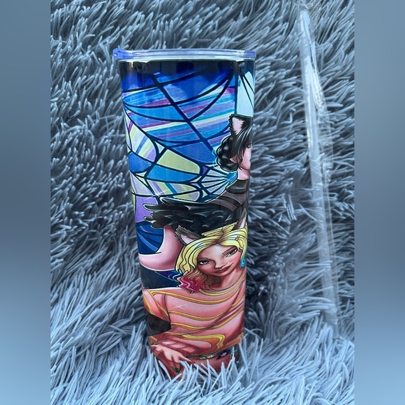 Wednesday Addams 20oz tumbler with closing lid! - Picture 3 of 6